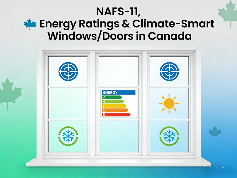 Navigating the Standard: A Deep Dive into NAFS-11, Energy Ratings, and Climate-Smart Choices for Windows and Doors in Canada