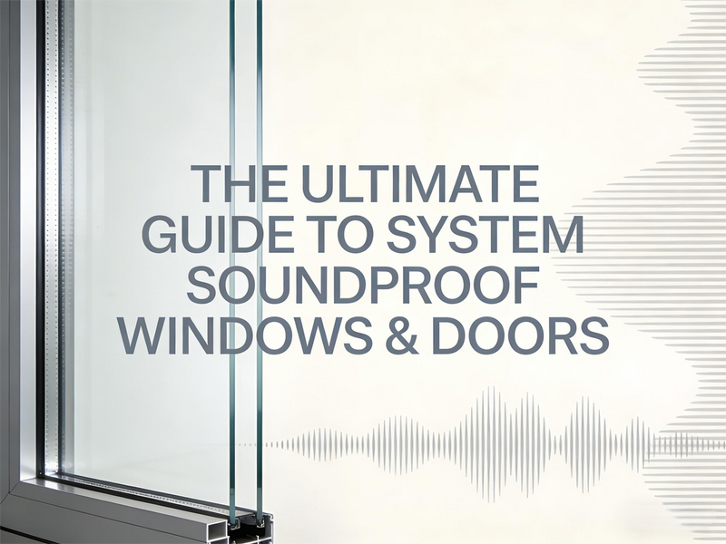 The Ultimate Guide to System Soundproof Windows & Doors: Transform Your Home with Warren’s Premium Custom Solutions