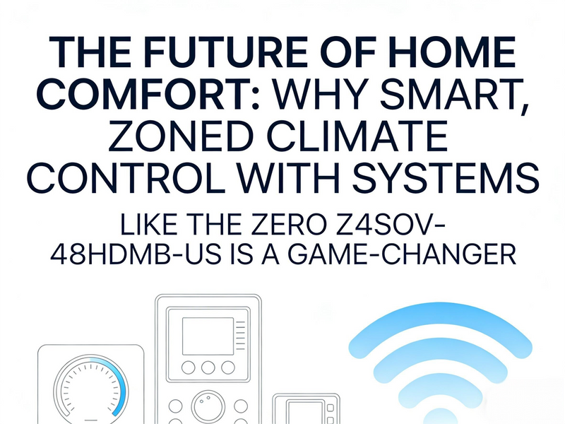 The Future of Home Comfort: Why Smart, Zoned Climate Control with Systems Like the Zero Z4SOV-48HDMB-US is a Game-Changer