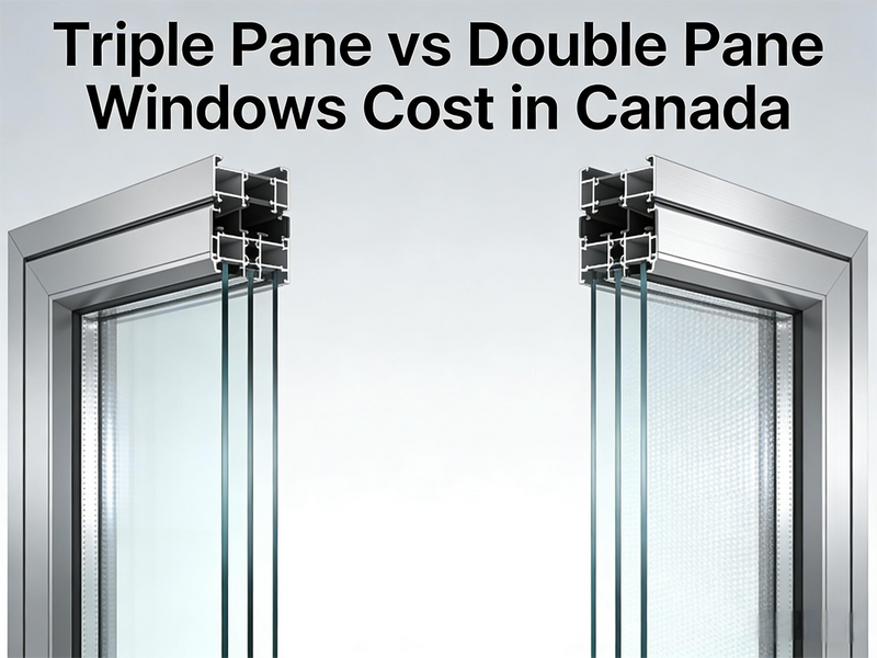 Triple Pane vs Double Pane Windows Cost in Canada