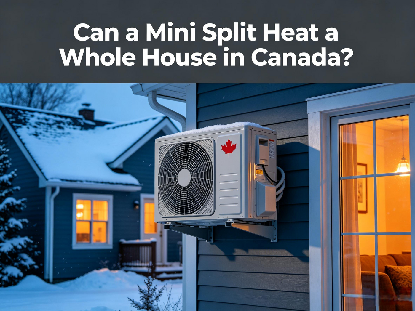 A Mini Split Heat a Whole House in Canada