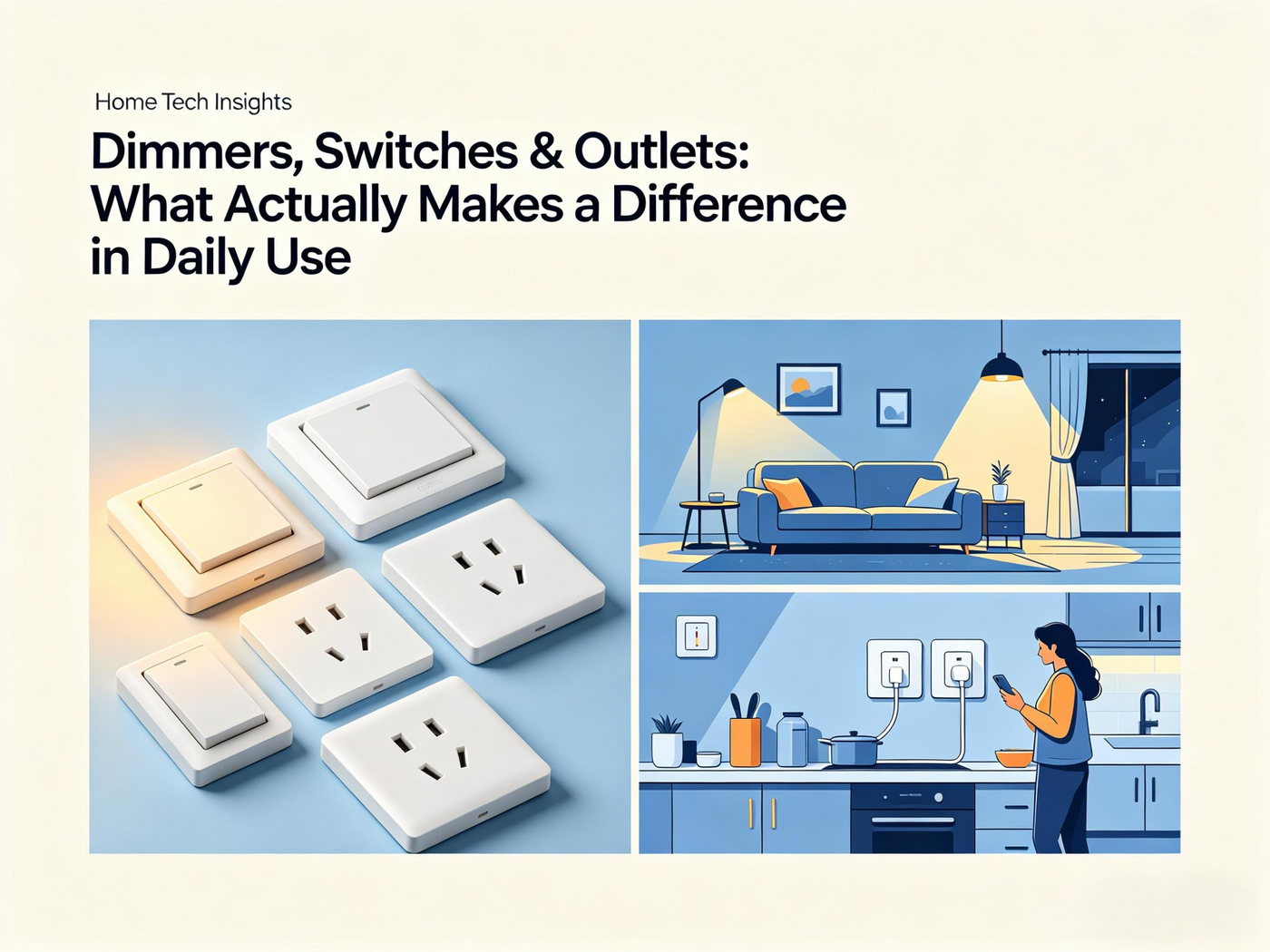 Dimmers, Switches & Outlets: What Actually Makes a Difference in Daily Use