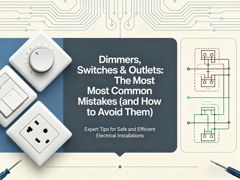 Dimmers, Switches & Outlets: The Most Common Mistakes (and How to Avoid Them)