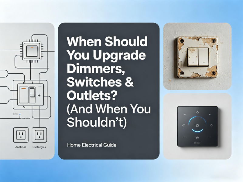 When Should You Upgrade Dimmers, Switches & Outlets? (And When You Shouldn’t)