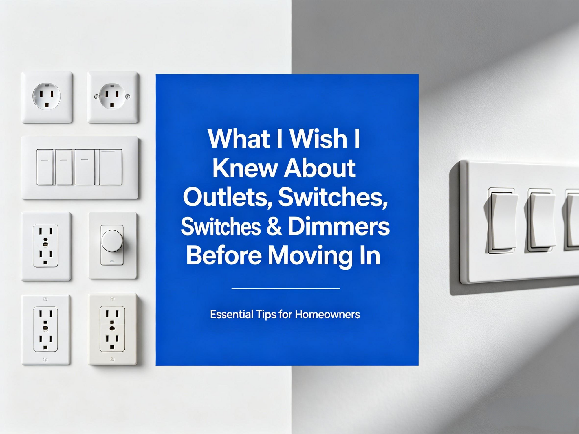 What I Wish I Knew About Outlets, Switches & Dimmers Before Moving In