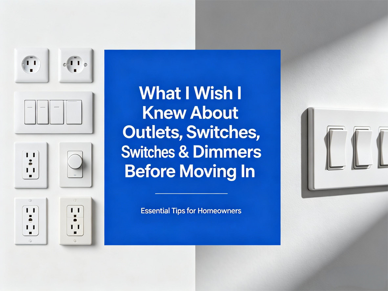What I Wish I Knew About Outlets, Switches & Dimmers Before Moving In