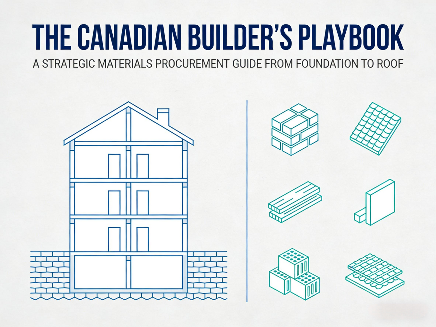 The Canadian Builder's Playbook: A Strategic Materials Procurement Guide from Foundation to Roof
