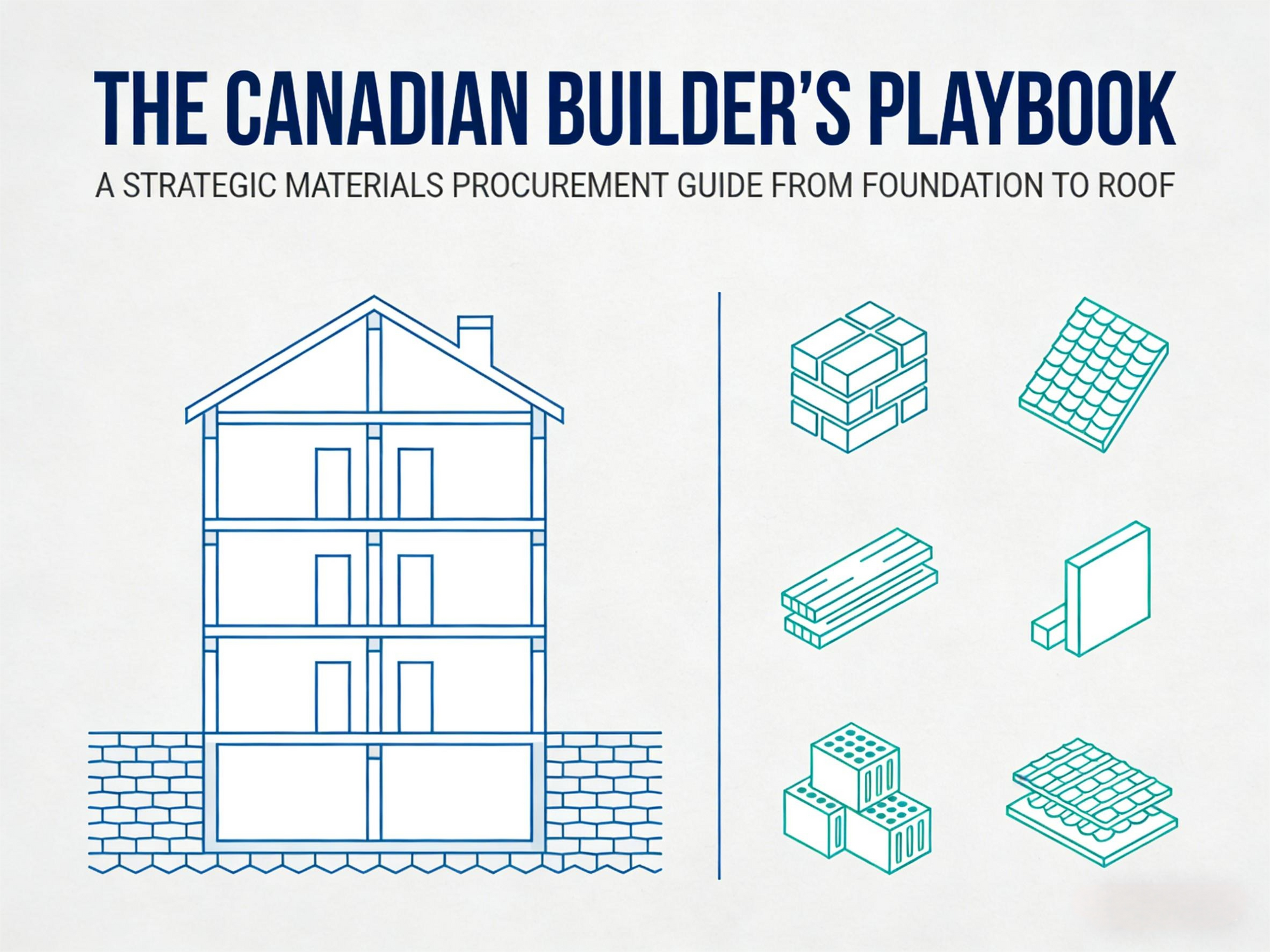 The Canadian Builder's Playbook: A Strategic Materials Procurement Guide from Foundation to Roof
