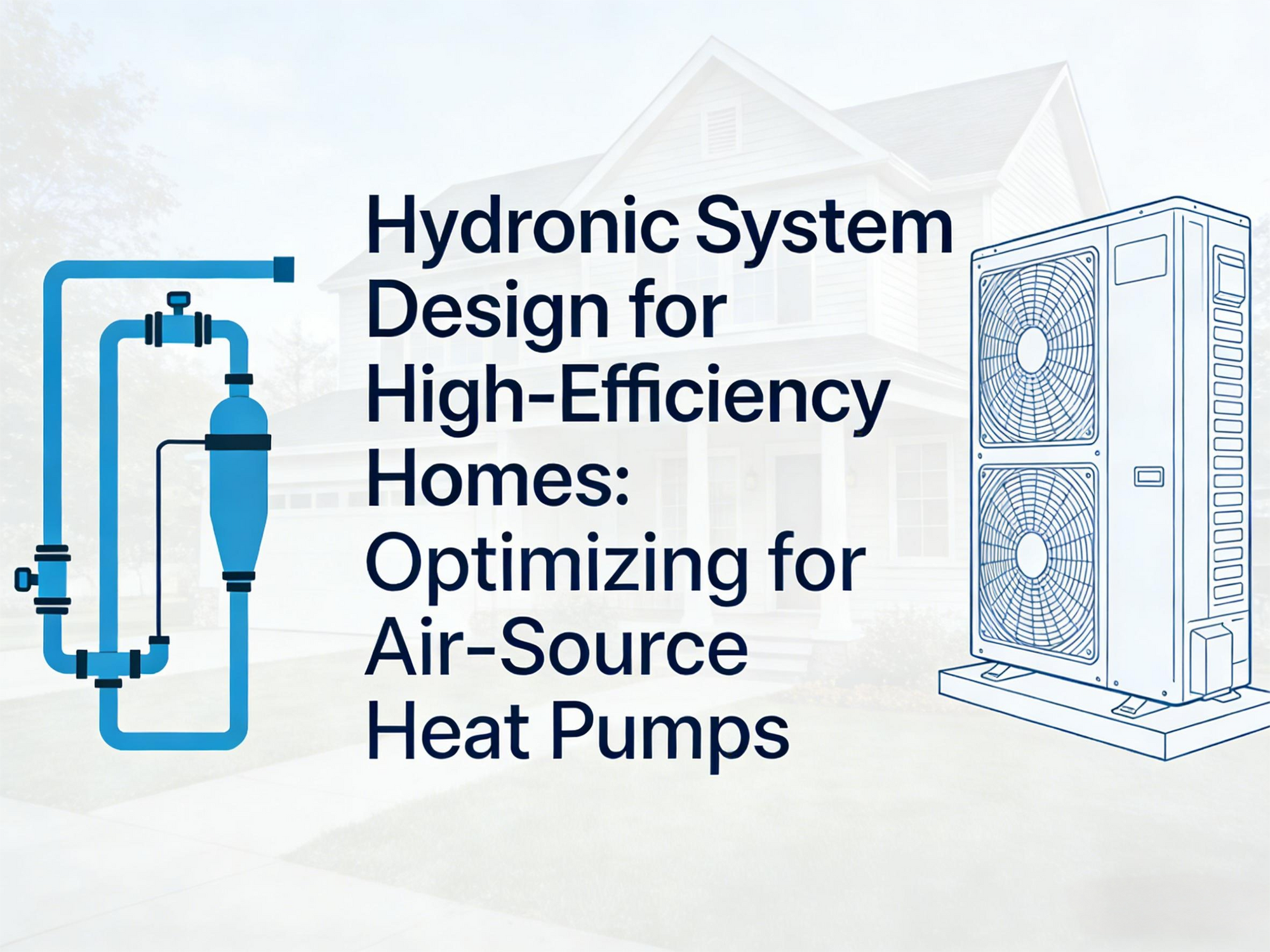 Hydronic System Design for High-Efficiency Homes: Optimizing for Air-Source Heat Pumps