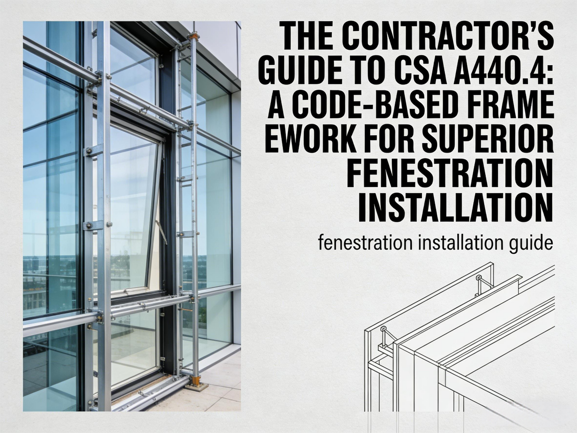 The Contractor's Guide to CSA A440.4: A Code-Based Framework for Superior Fenestration Installation
