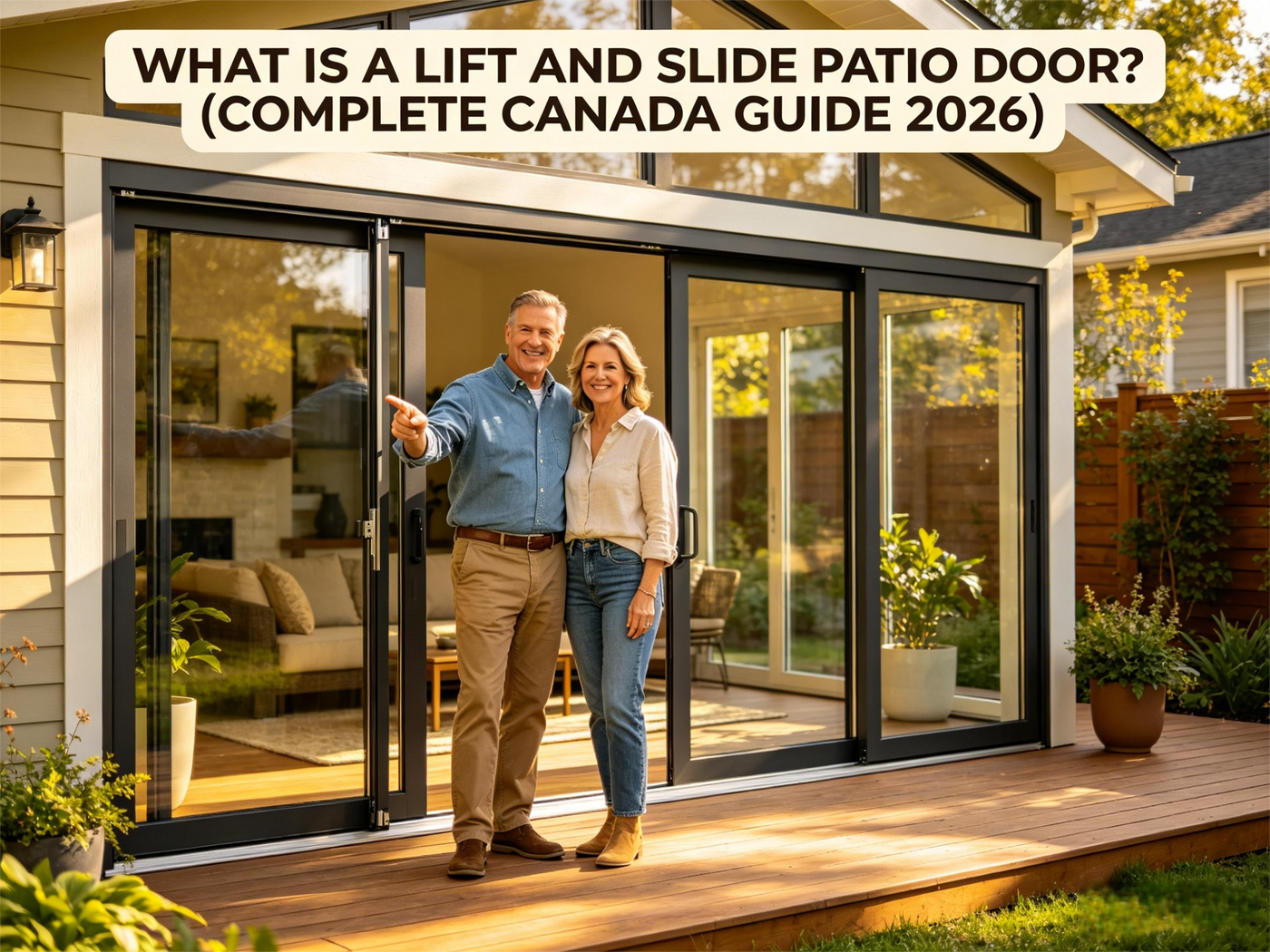 What Is a Lift and Slide Patio Door? (Complete Canada Guide 2026)