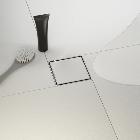 quare shower floor drain 304 stainless steel anti clog high flow