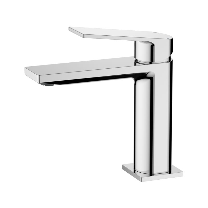 Modern Single Hole Bathroom Sink Faucet with Lead-Free Brass Body and cUPC Certified Ceramic Cartridge