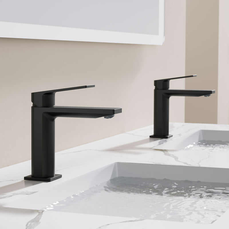 High-Efficiency Bathroom Faucet with Neoperl Aerator, 1.2 GPM Water Saving Design and Matte Modern Finish