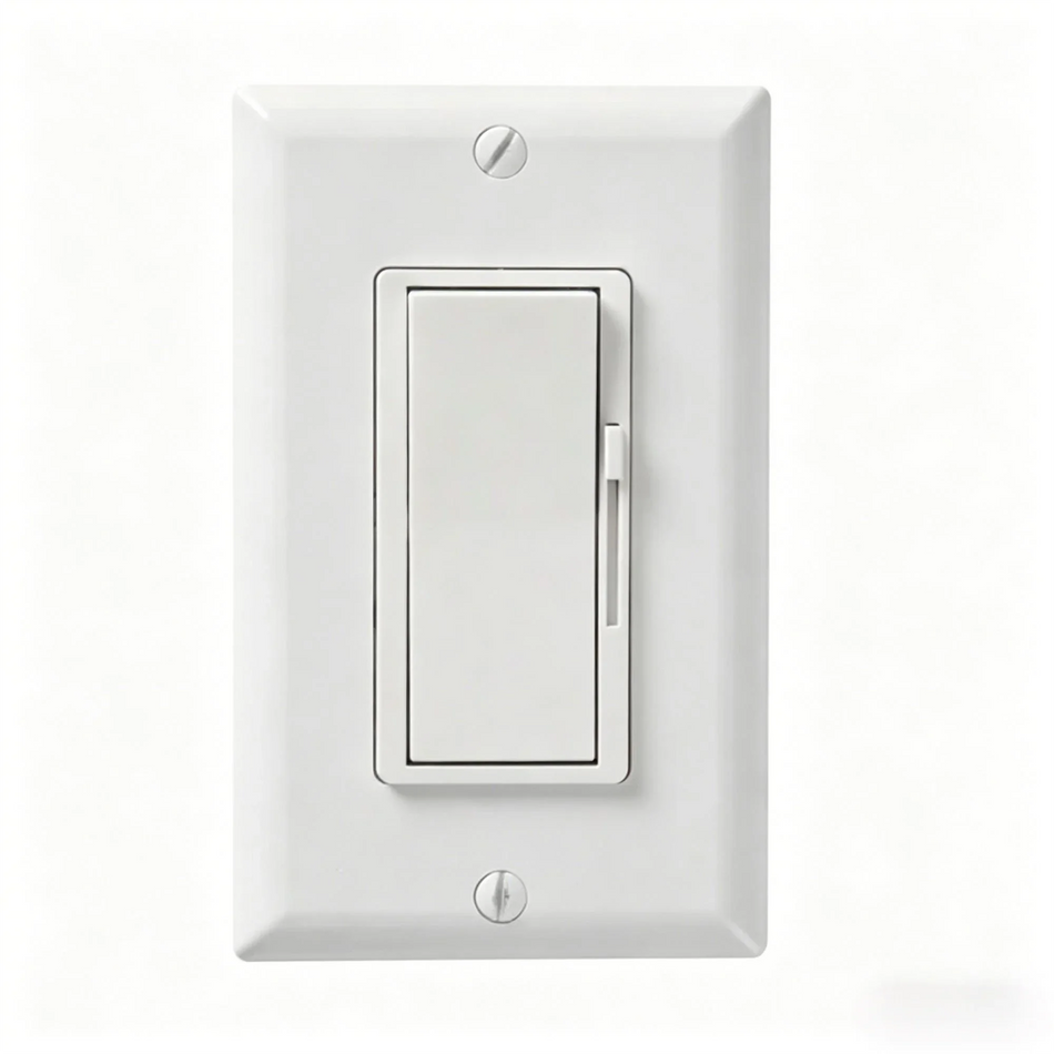 BBS 3-Way LED Dimmer Switch with Slide Dimming Bar and Decora Rocker Switch - British Building Supplies Ltd