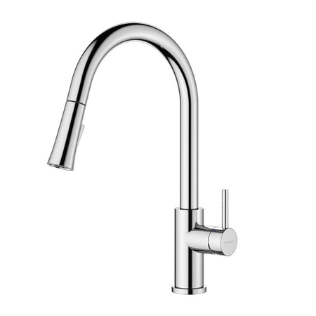 Dual-function spray head and 60-inch flexible braided hose on BBS 3308Q 304 stainless steel faucet