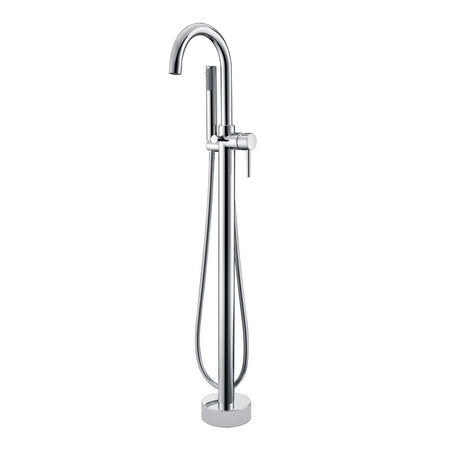 Close-up of the professional hand shower and high-arc spout for BBS 3374 tub filler