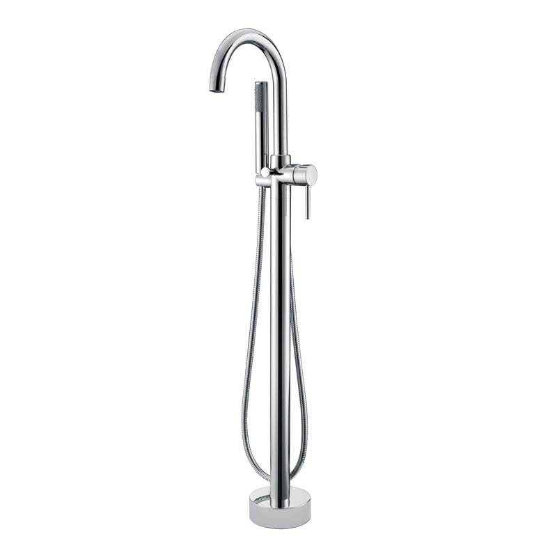 Close-up of the professional hand shower and high-arc spout for BBS 3374 tub filler
