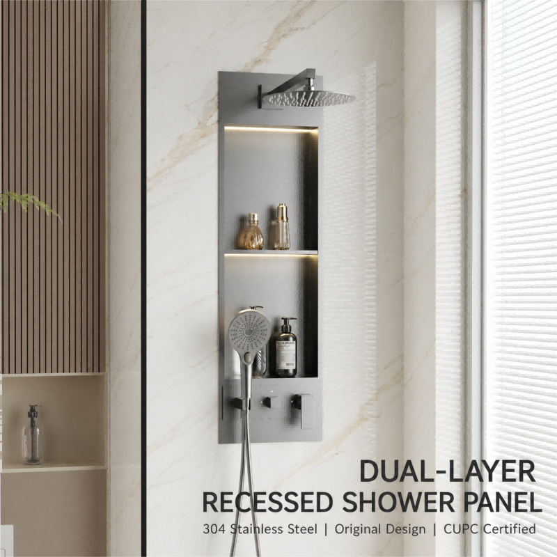 BBS AB2001 LED Integrated Smart Shower Niche System - Features
