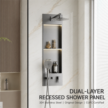 BBS AB2001 LED Integrated Smart Shower Niche System - Features