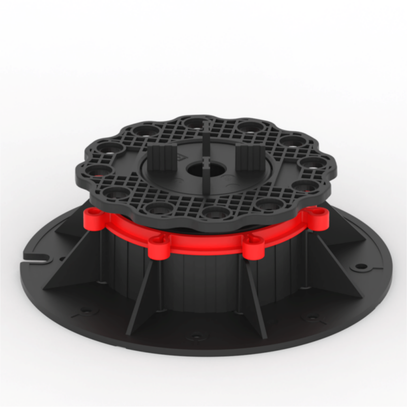 BBS B-3 series adjustable paver pedestal height range 1.65 to 2.36 inches for architectural paving - British Building Supplies Ltd