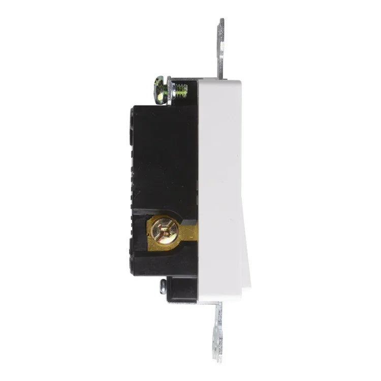 Side Profile of BBS-BAK-002 showing Common and Traveler Brass Terminal Screws