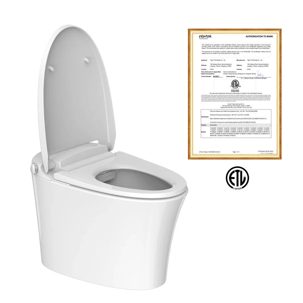 UV sterilization and automatic air deodorization system for Tejjer intelligent toilet