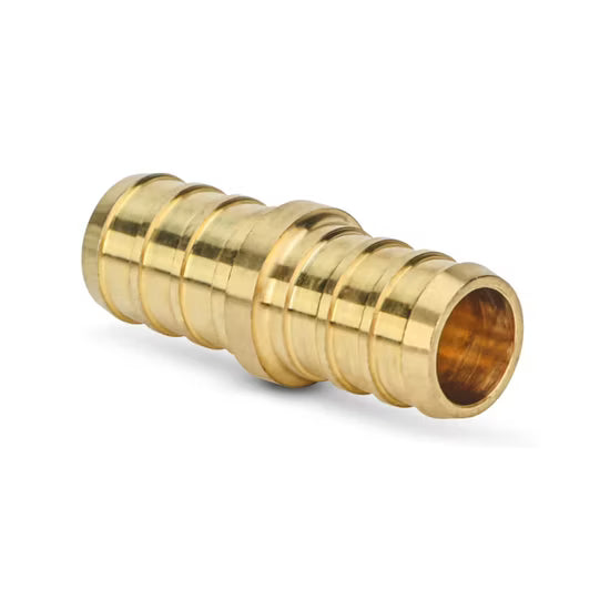 1/2 Inch Lead-Free Brass PEX-B Coupling 50-Piece Contractor Master Pack