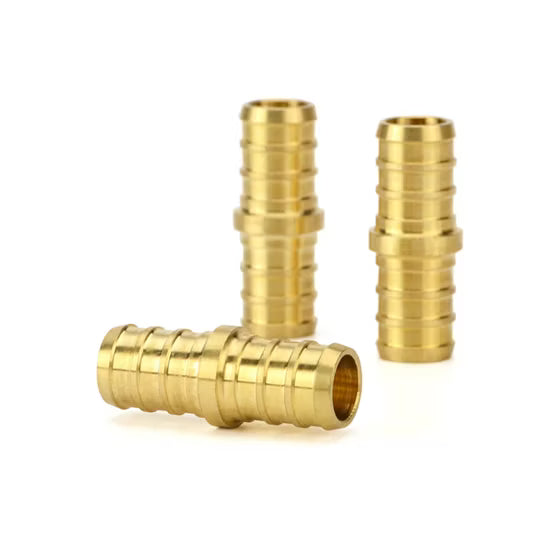 Bulk Pack of BBS Brass PEX Couplings for Large-Scale Residential and Commercial Plumbing Jobs