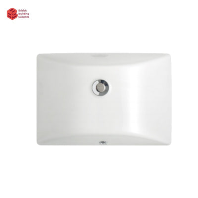 BOLINA Lavatory with Full Pedestal Overflow Drain Lavatory-L433-white
