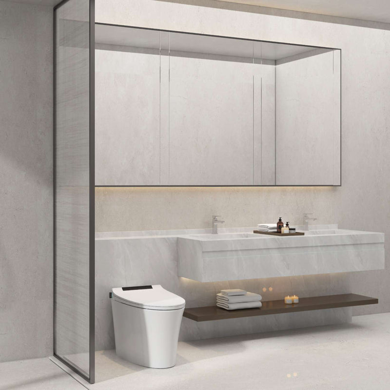 TA-T568  Modern Buld in Tank One Piece Intelligent Smart Toilet for Low Water Pressure Environments