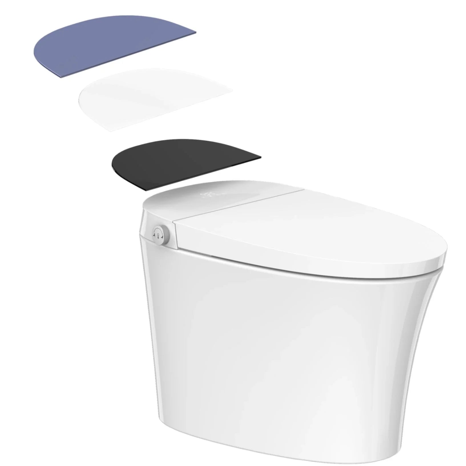 Tejjer TA-X566DF Slim Intelligent Smart Toilet with LED Status Display