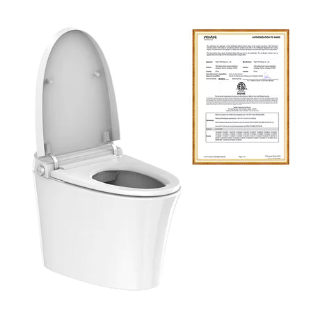 cUPC and ETL certified Tejjer TA-X566DF smart toilet compliant with Canadian codes and product