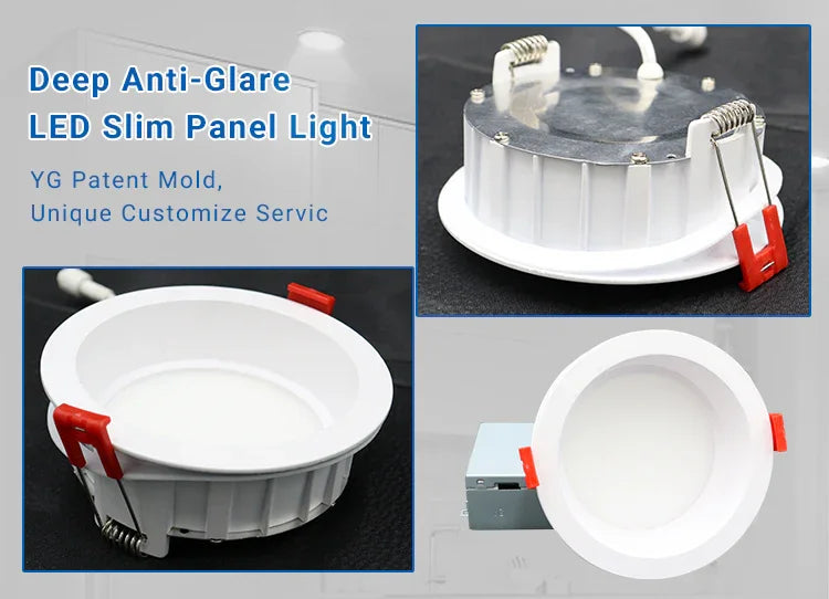 4 Inch Anti-Glare LED Recessed Downlight Warm White | British Building Supplies