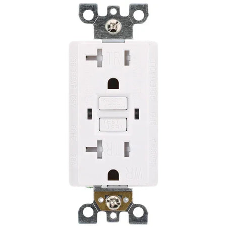 BBS 20A 125V High-Capacity TR/WR GFCI Receptacle with T-Slot NEMA 5-20R Configuration