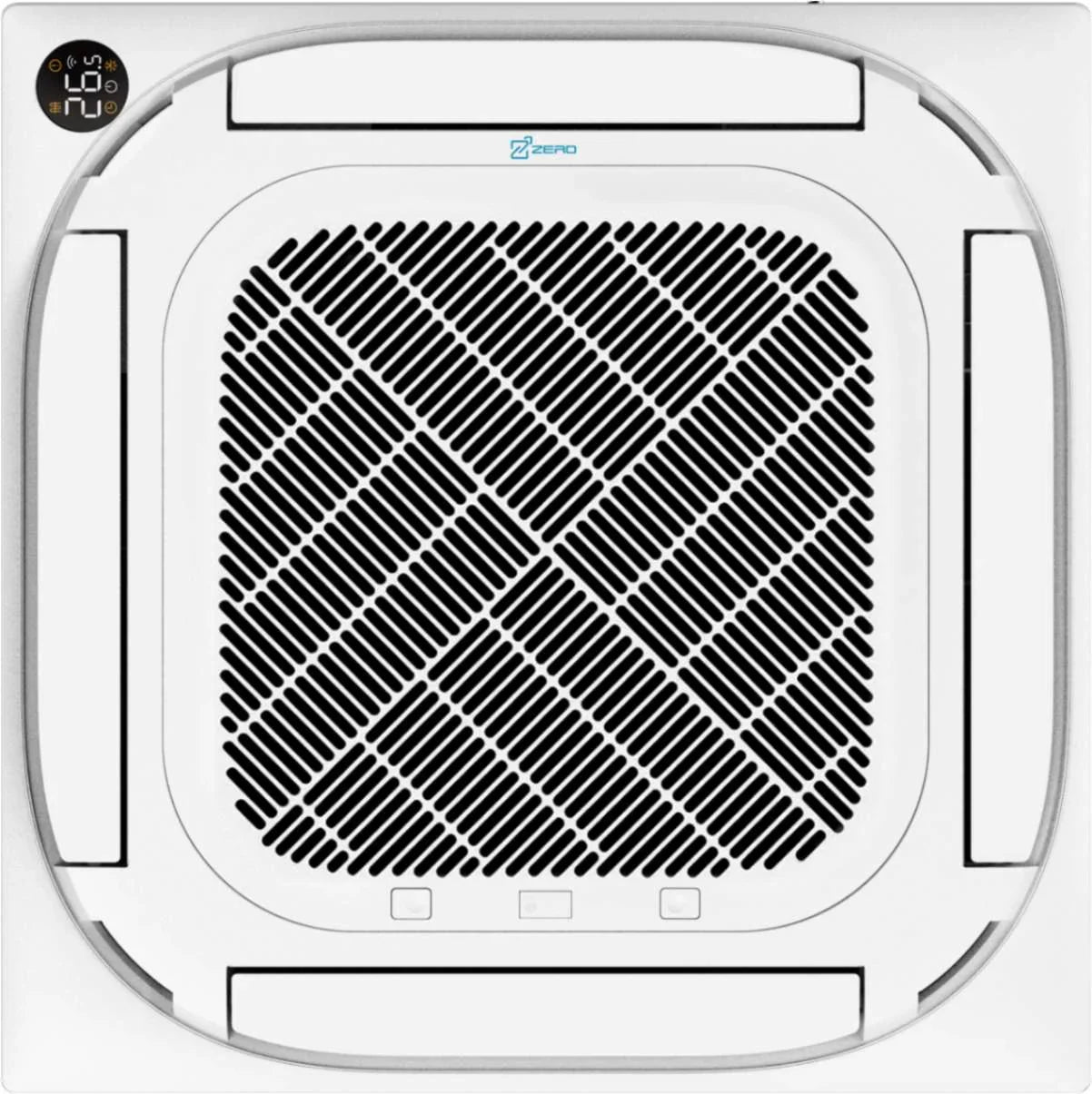 4-way airflow cassette mini split uniform air distribution ceiling HVAC unit