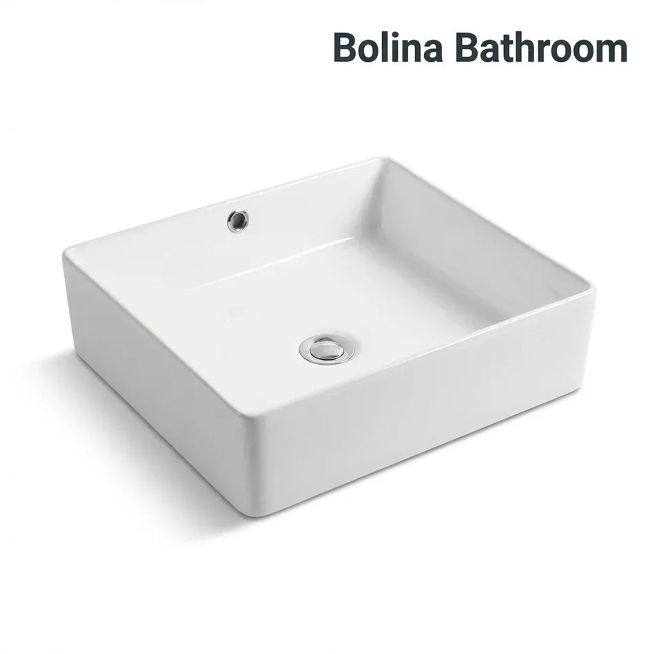 Bolina L1999 Square Undermount Lavatory Basin with 20-1/4 Inch Width - British Building Supplies Ltd