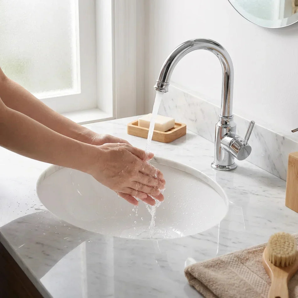 Bolina L343 Seamless Undermount Lavatory Installation Guide View