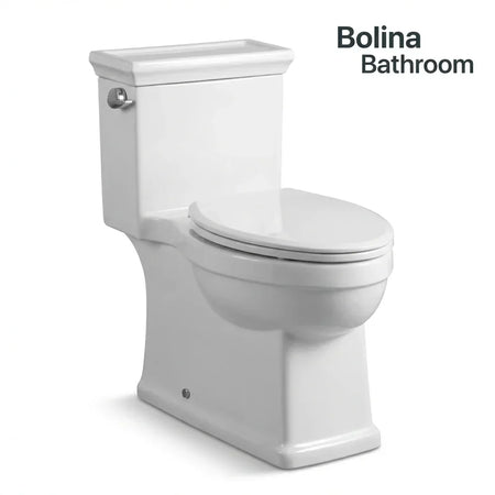 Bolina W2281 ADA Compliant One-Piece Elongated Toilet with Side Lever Handle| British Building Supplies