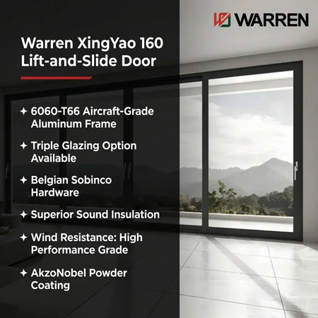 lift and slide doors installed Vancouver BC patio modern home project features