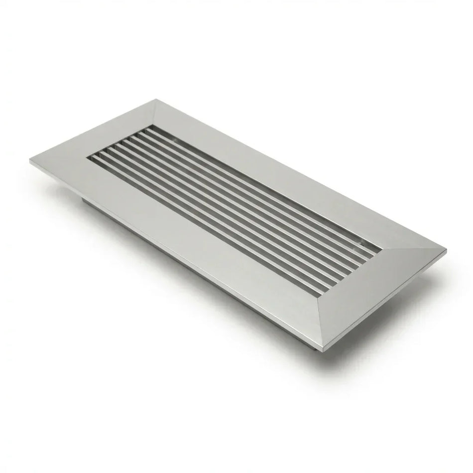 Grille de ventilation en alliage d'aluminium pour unités mini-split gainables – Cache-bouches de soufflage et de reprise pour plafond/mur - British Building Supplies Ltd
