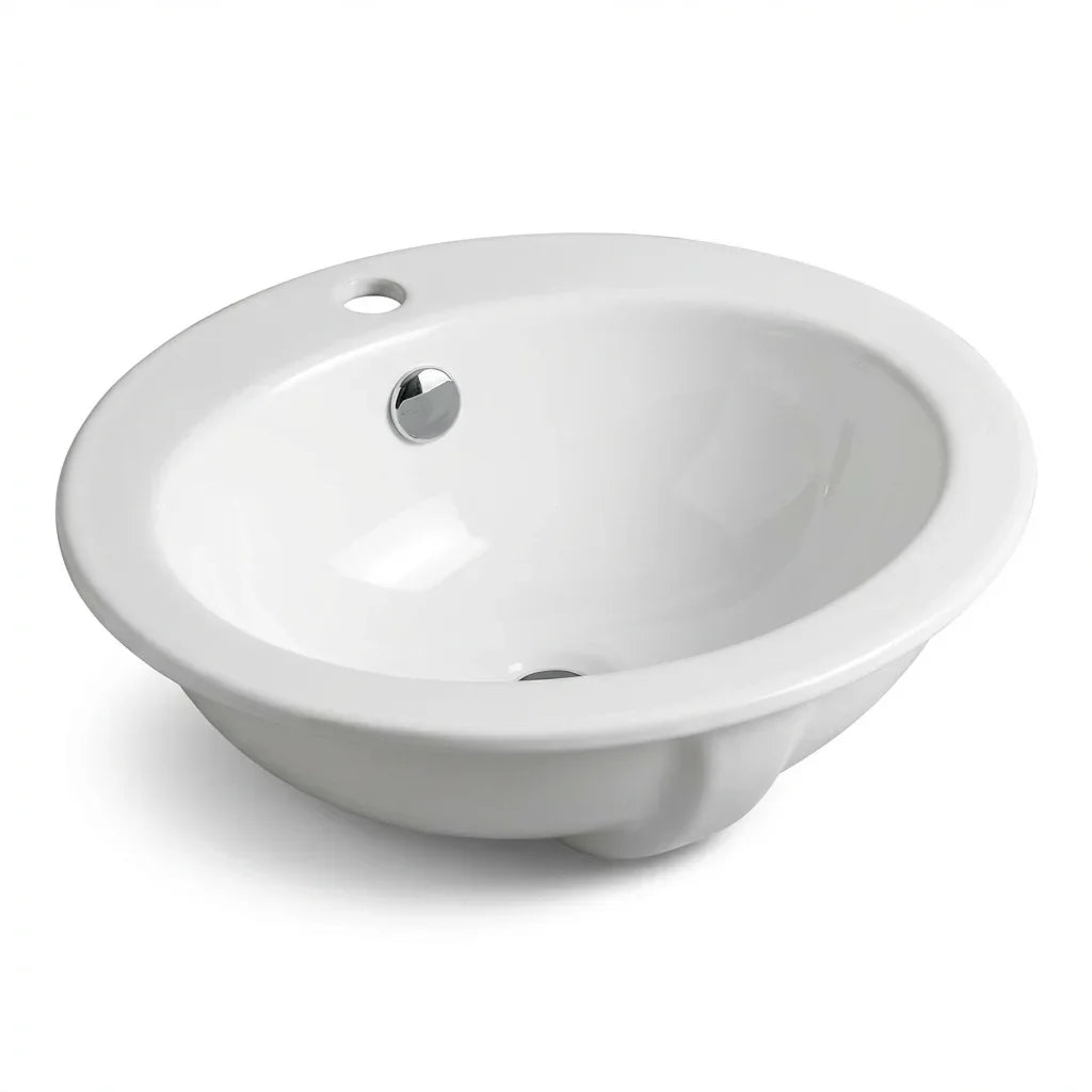 Bolina L183 Compact Undermount Lavatory Basin with 17-3/8 Inch Width