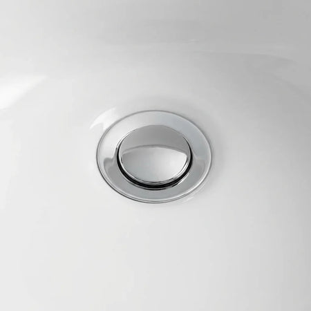 BOLINA L183 White Ceramic Lavatory Full Pedestal Overflow Drain | British Building Supplies