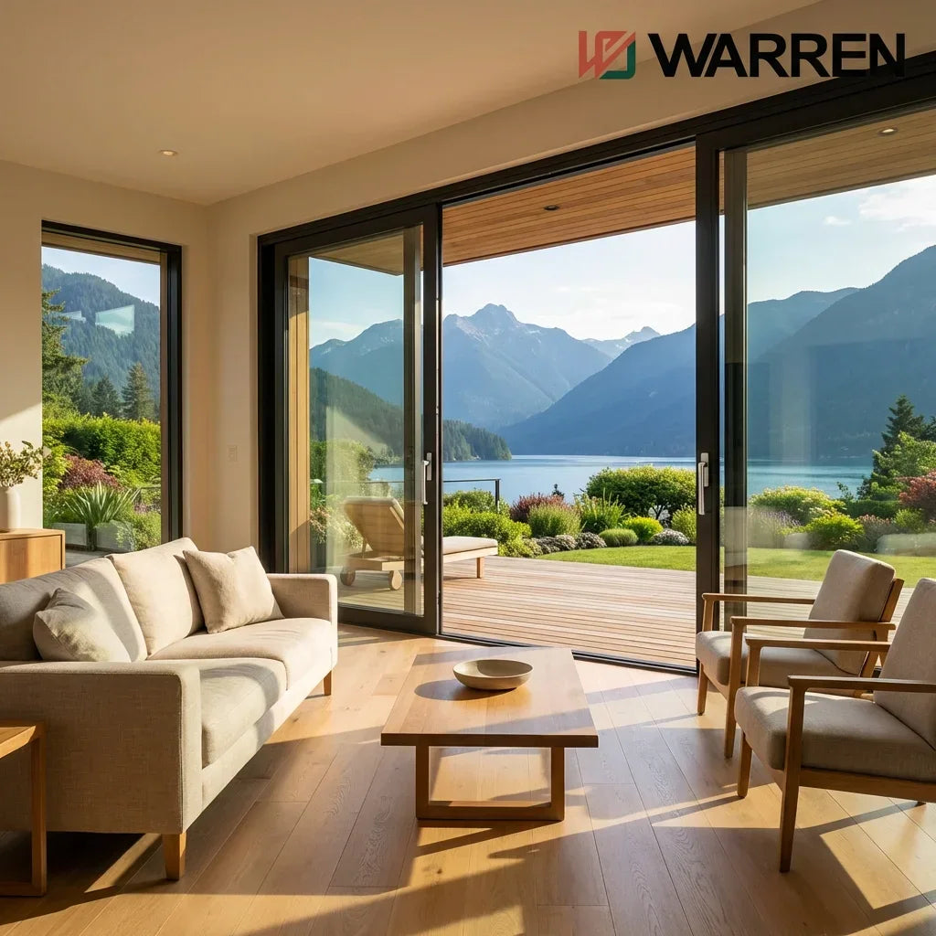 Warren XingEnjoy PRO-135 Aluminum Lift & Slide Patio Door Belgian Hardware Triple Glazing Ready | British Building Supplies