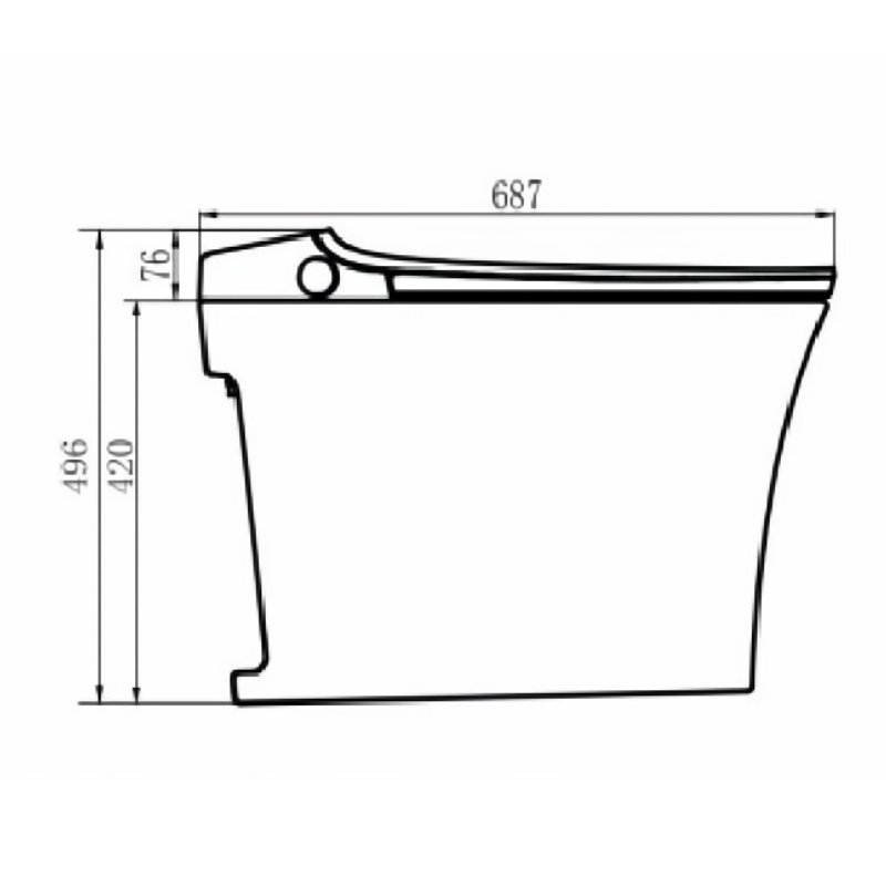 SIAA Certified Antibacterial Seat on Tejjer TA-X568 - Ergonomic Contoured Design with Rapid 30-Point Uniform Heating