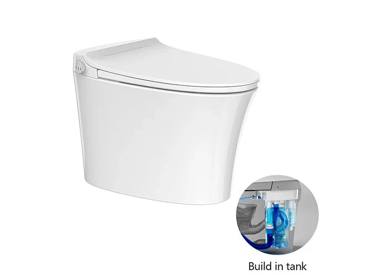 Tejjer TA-568 intelligent smart toilet with 316 stainless steel arc nozzle and auto lid - British Building Supplies Ltd